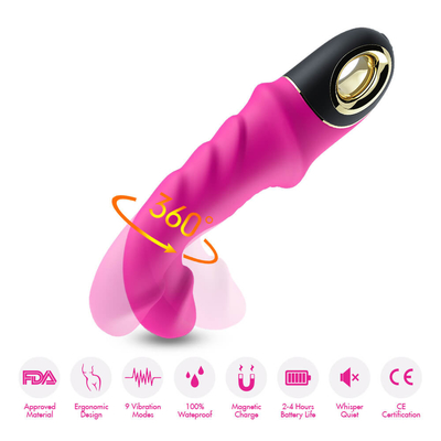 贅沢な女性Gの点のクライマックスのMasturbator USBの再充電可能な秘密の性のおもちゃ