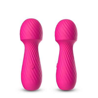 小型携帯用AVの細い棒のバイブレーターUSBの再充電可能な女性のClitoralニップルのオルガスム