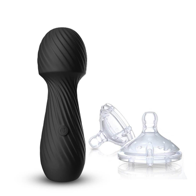 小型携帯用AVの細い棒のバイブレーターUSBの再充電可能な女性のClitoralニップルのオルガスム