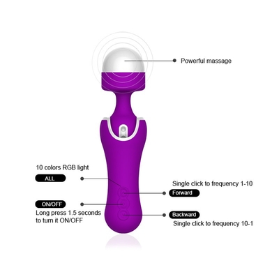 IPX5性喜びのための調節可能な大人のヘッド性のおもちゃの女性の猫のバイブレーター
