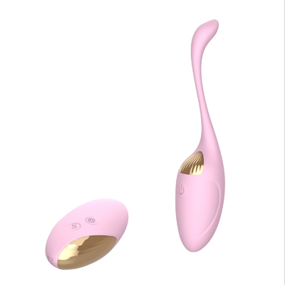 女性のマスターベーションのバイブレーターのリモートが付いている振動の卵の性のおもちゃの再充電可能な弾丸